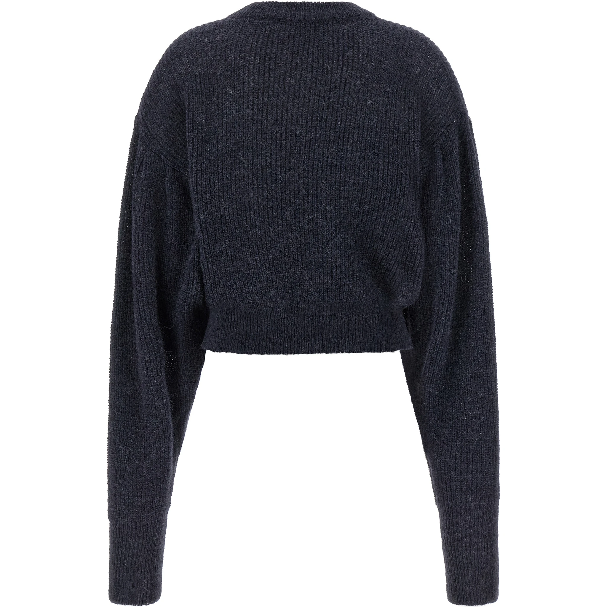Blue Wool Cardigan