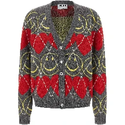 Multicolor Wool Cardigan
