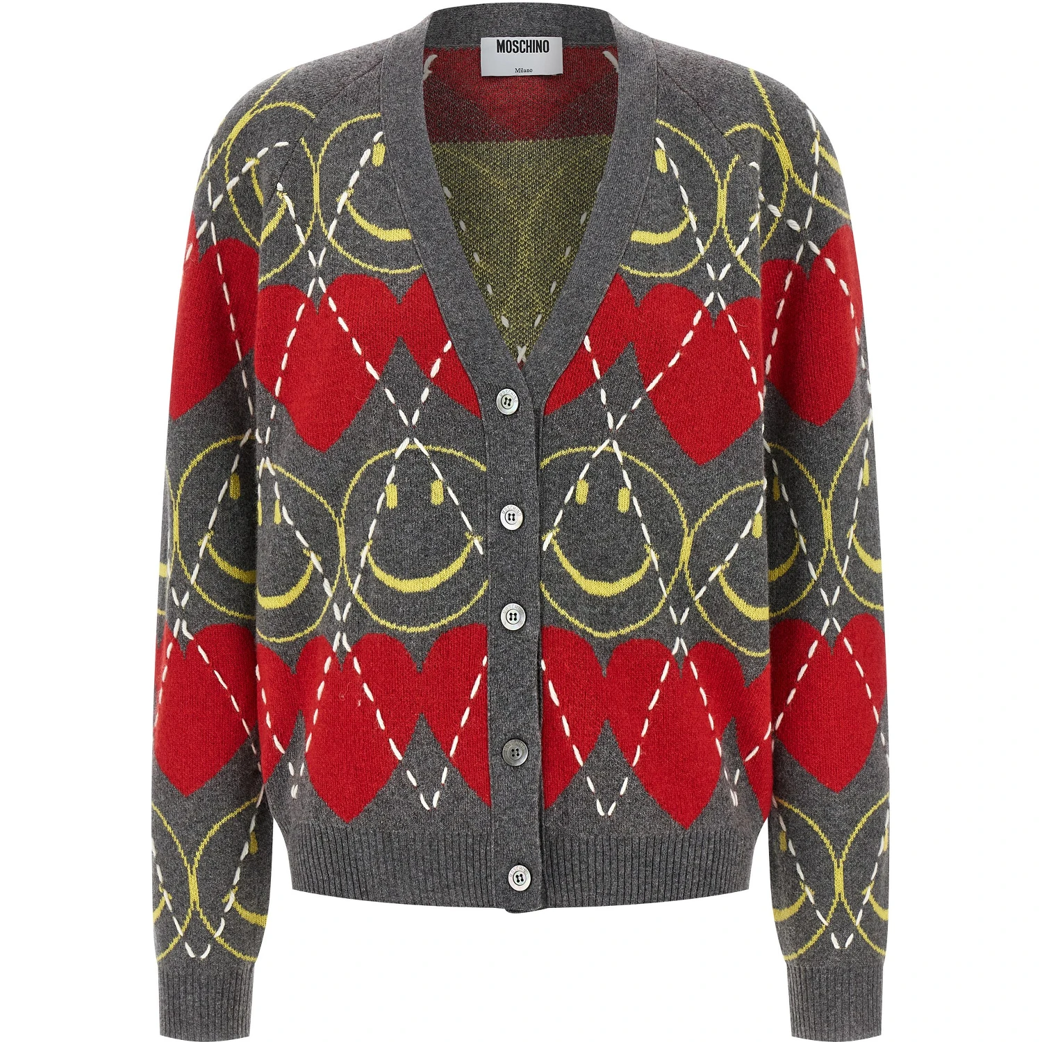 Multicolor Wool Cardigan