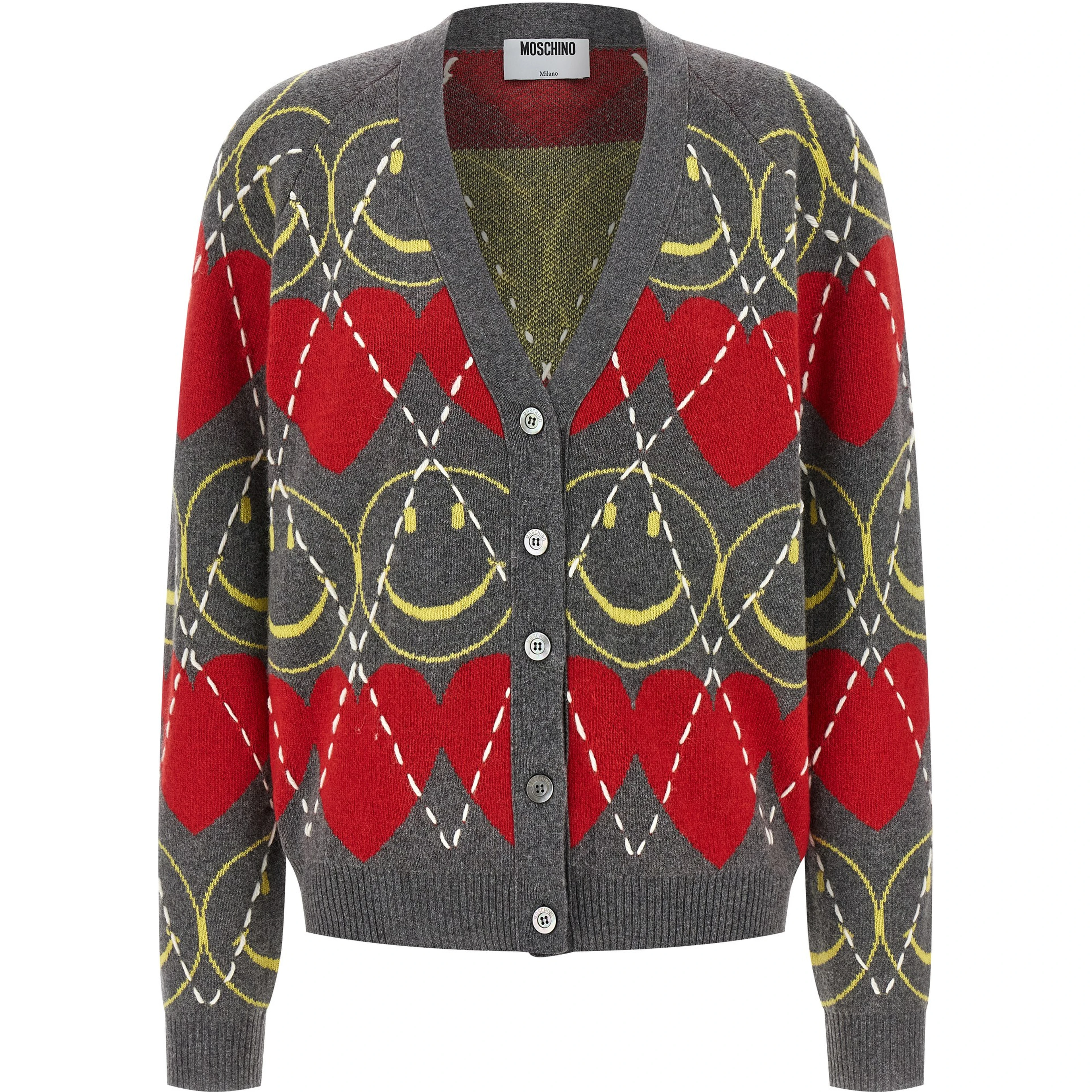 Multicolor Wool Cardigan