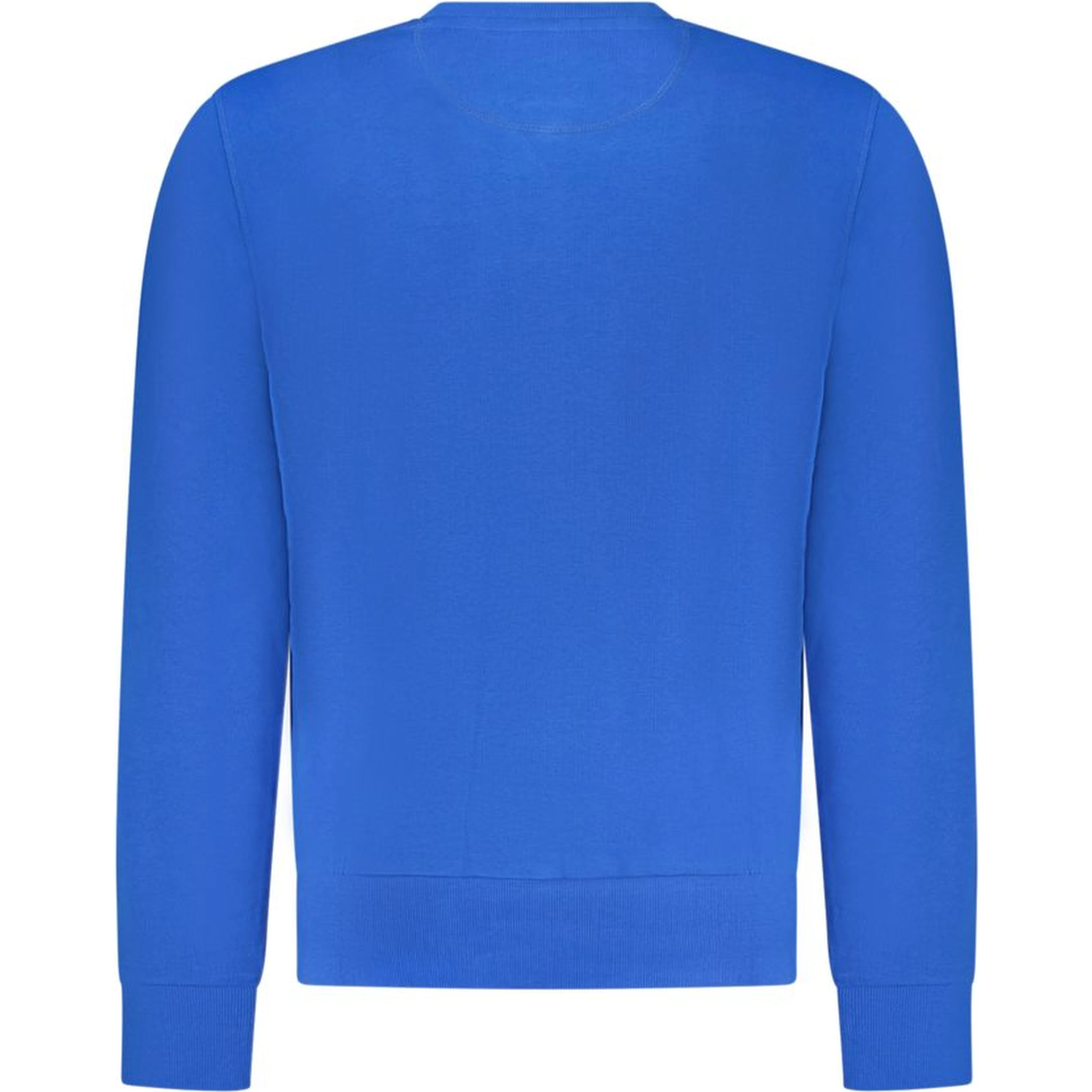 Blue Cotton Men Sweatshirt