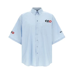 Blue Cotton Blouse