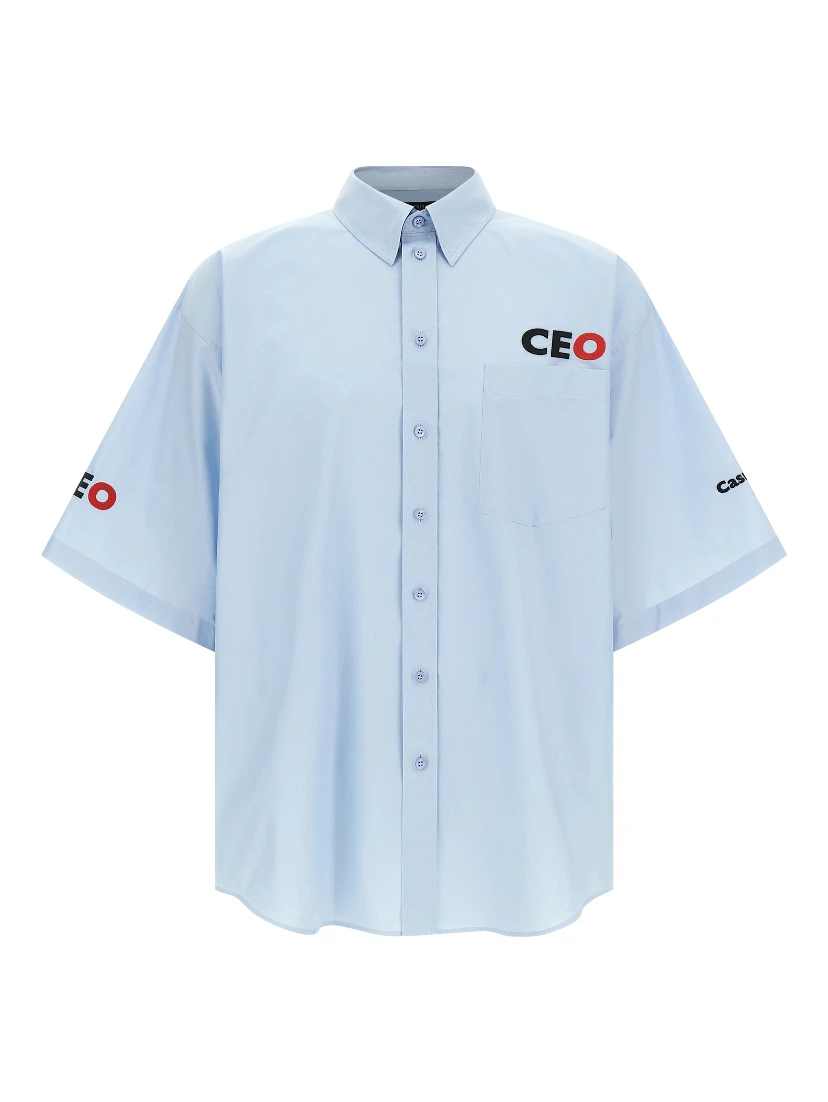 Blue Cotton Blouse