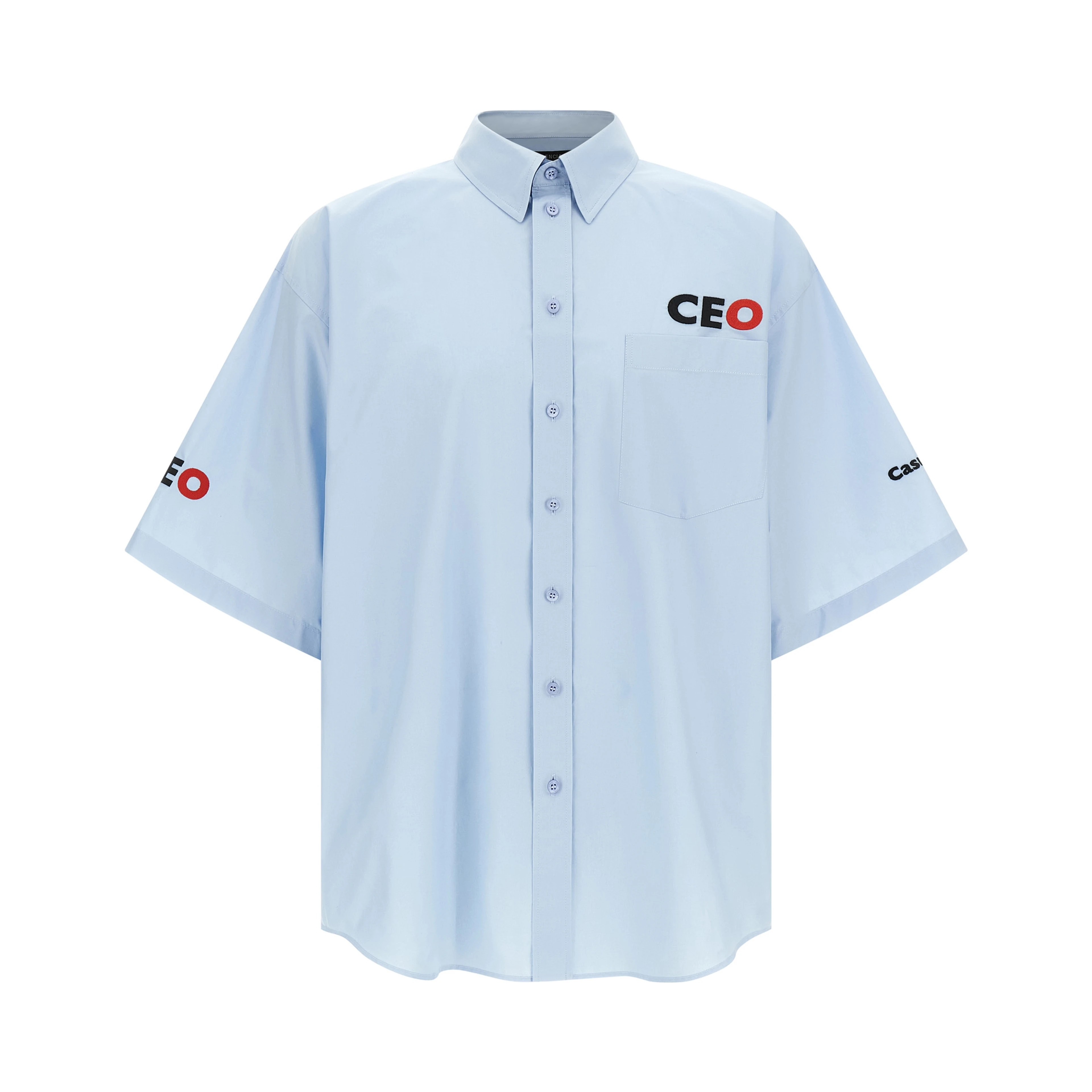 Blue Cotton Blouse