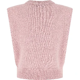 Multicolor Wool Sleeveless Jacket