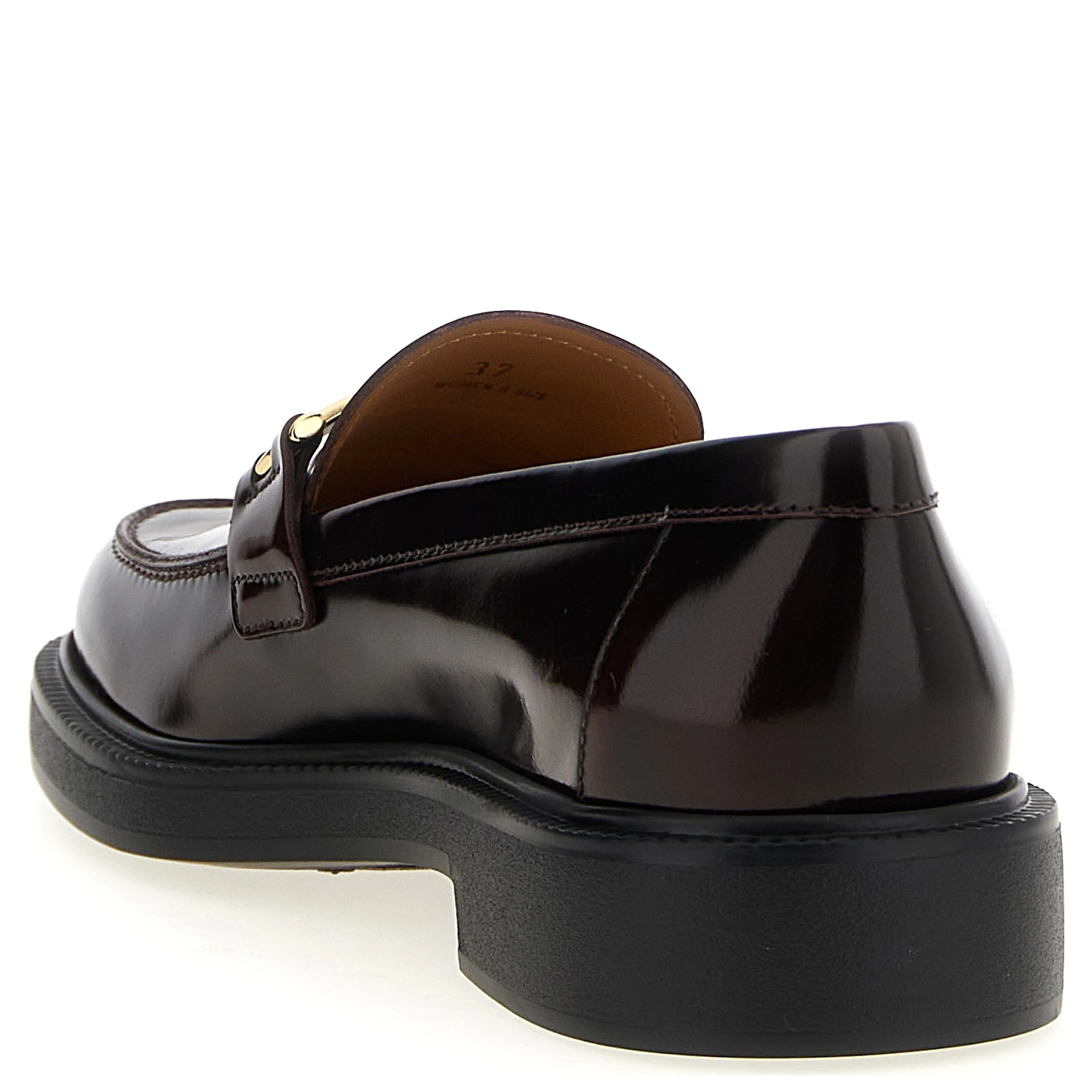 Bordeaux Calfskin Slip-On Loafers
