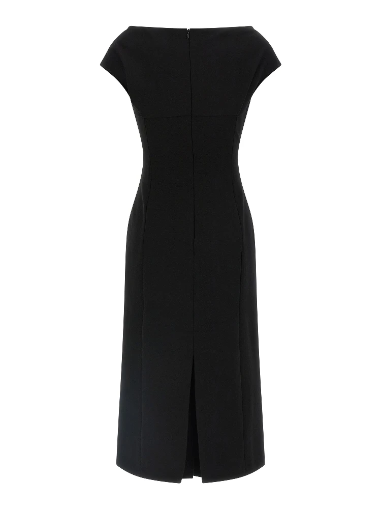 Black Viscose Midi Dress alternative