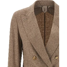 Beige Cashmere Blazer