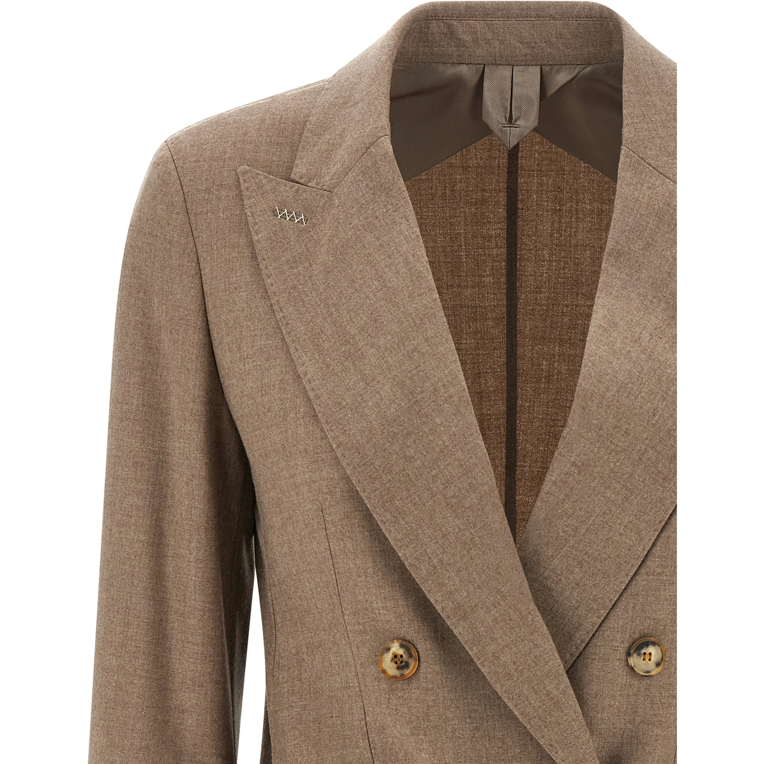 Beige Cashmere Blazer