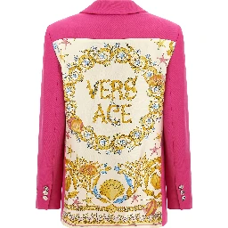 Fuchsia Virgin Wool Blazer