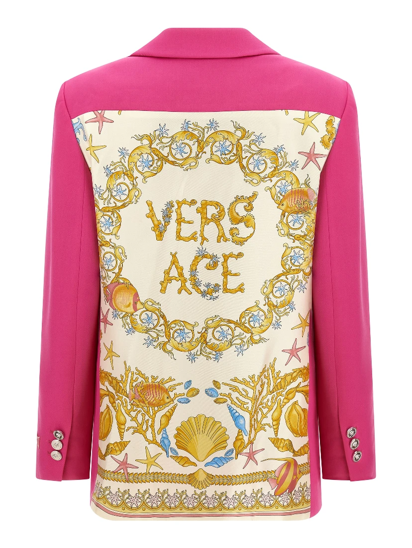 Fuchsia Virgin Wool Blazer