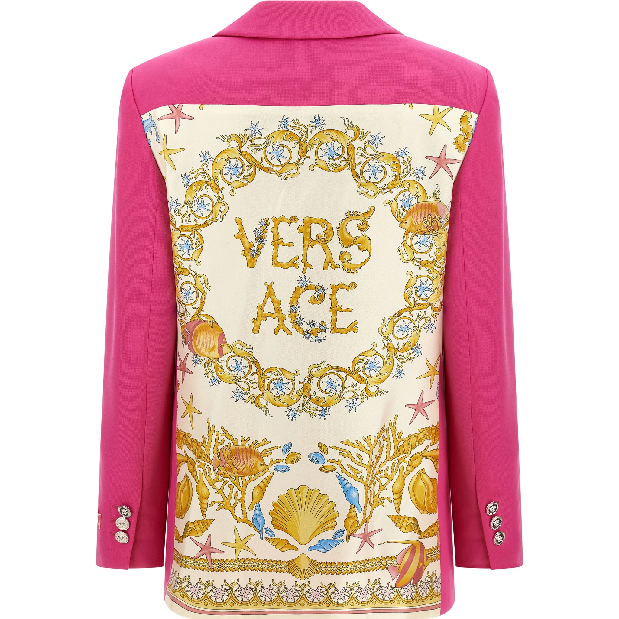 Fuchsia Virgin Wool Blazer
