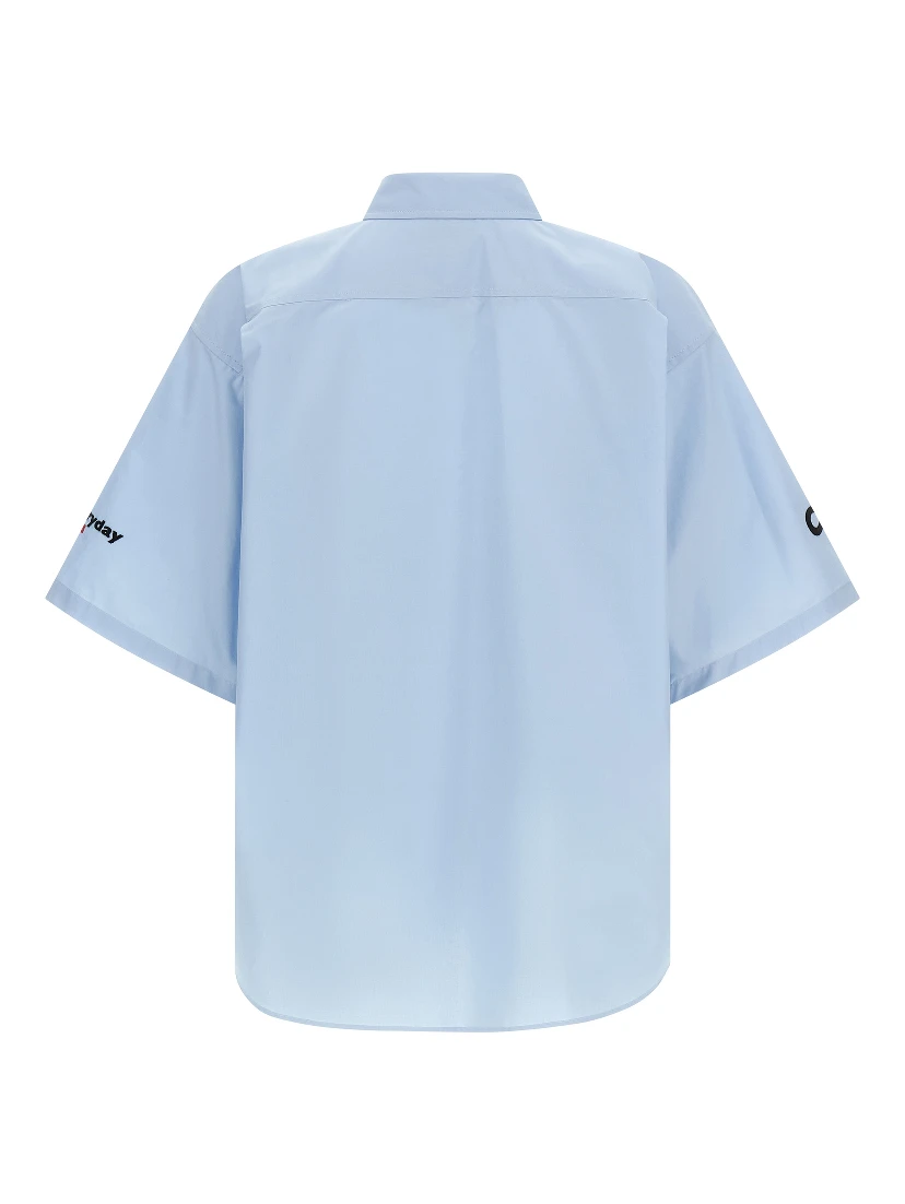 Blue Cotton Blouse