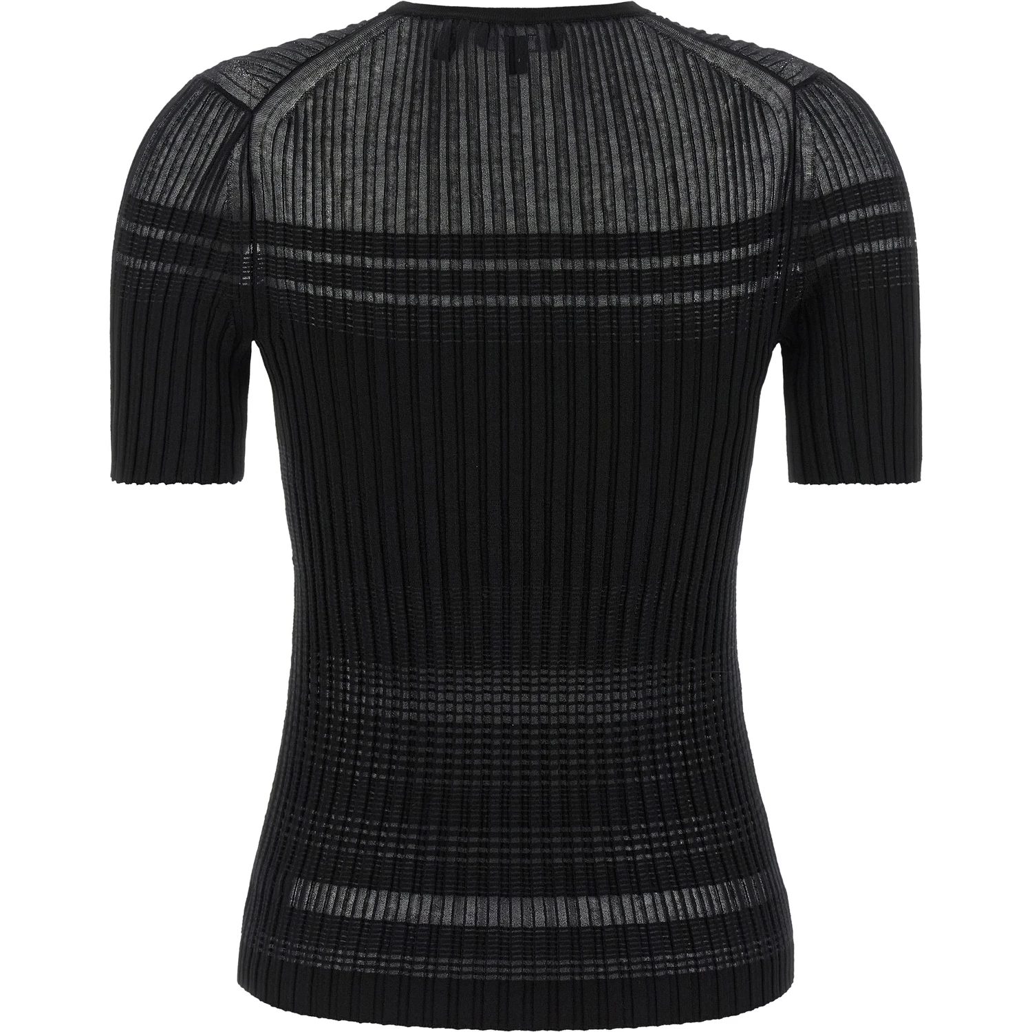 Black Viscose T-Shirt