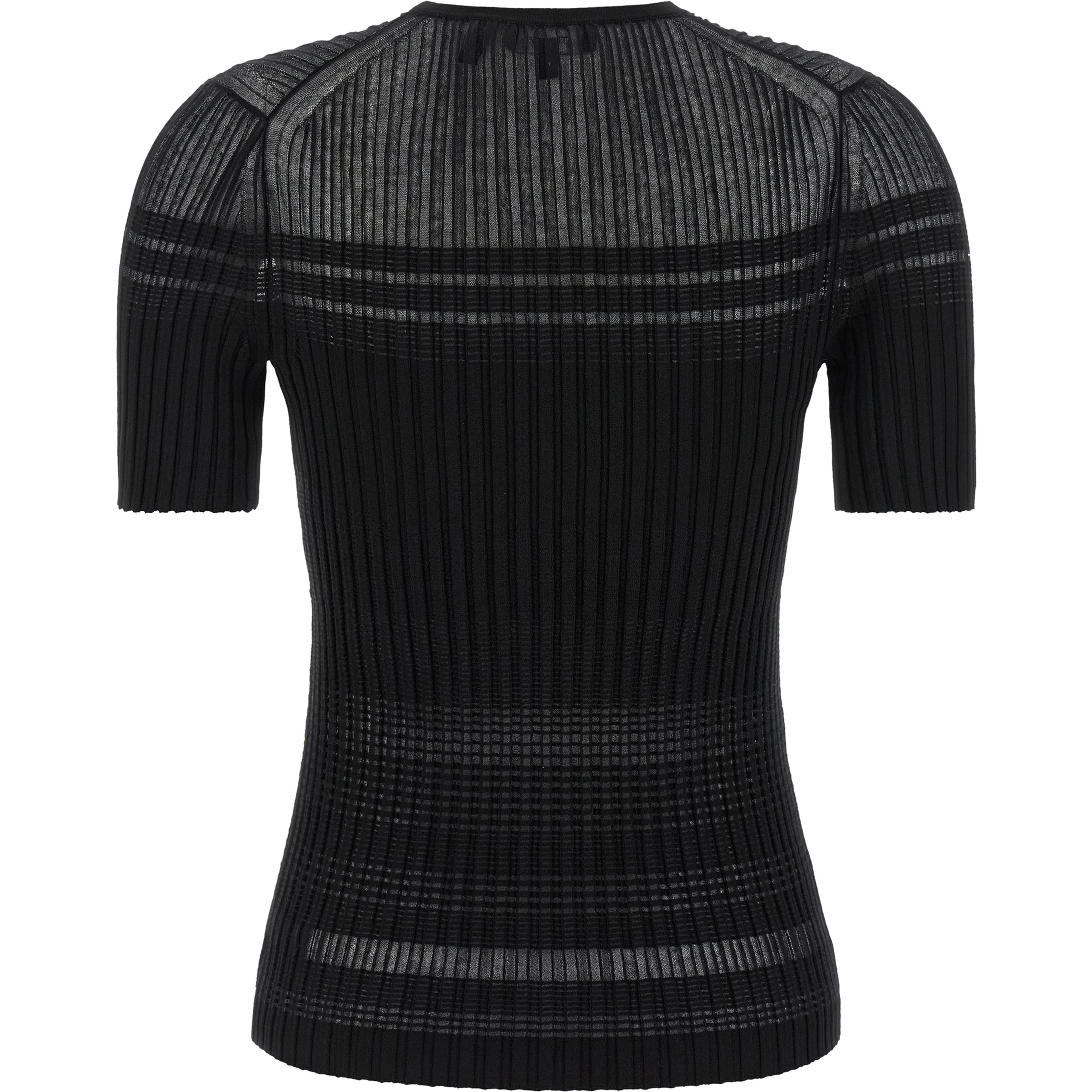 Black Viscose T-Shirt