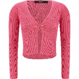 Fuchsia Viscose Cardigan