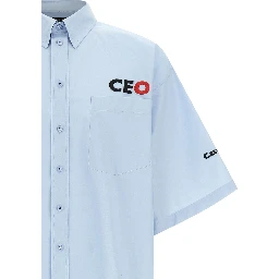 Blue Cotton Blouse