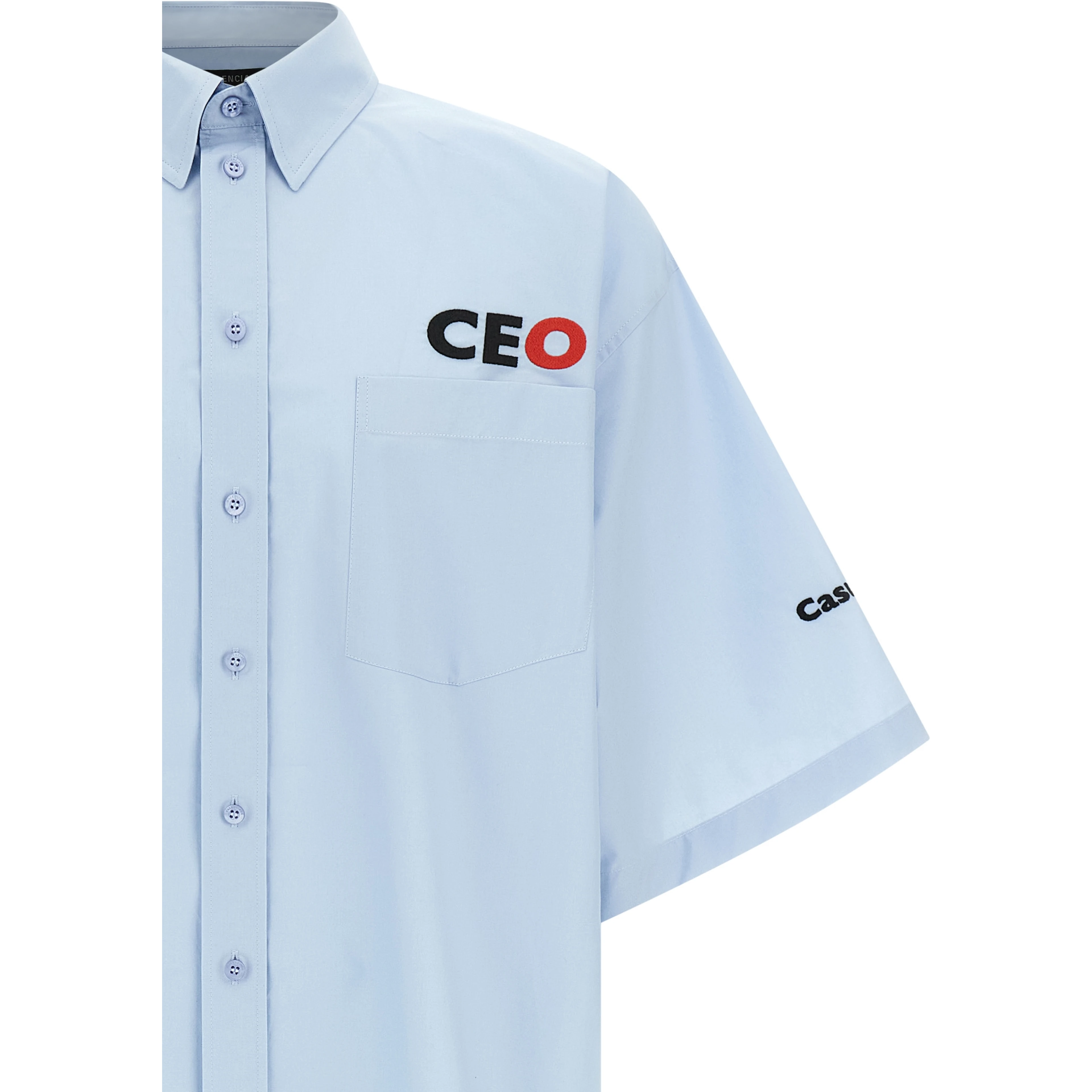 Blue Cotton Blouse