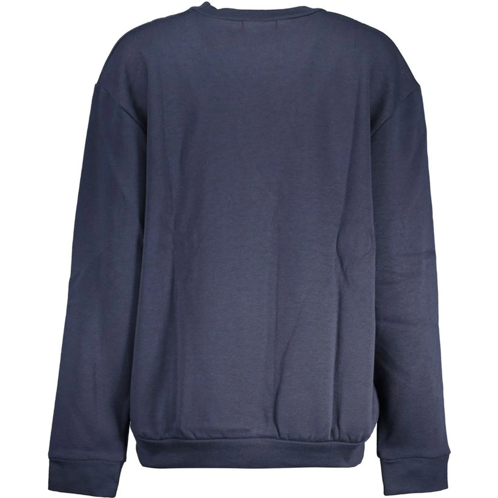 Blue Polyester Women Sweatshirt