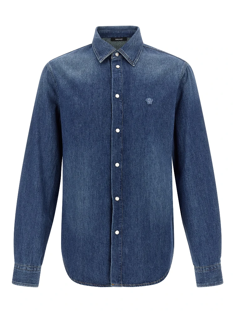 Blue Cotton Blouse