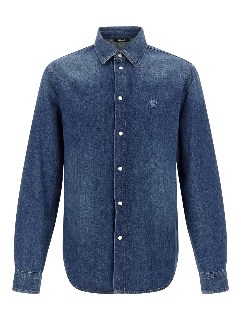 Blue Cotton Blouse