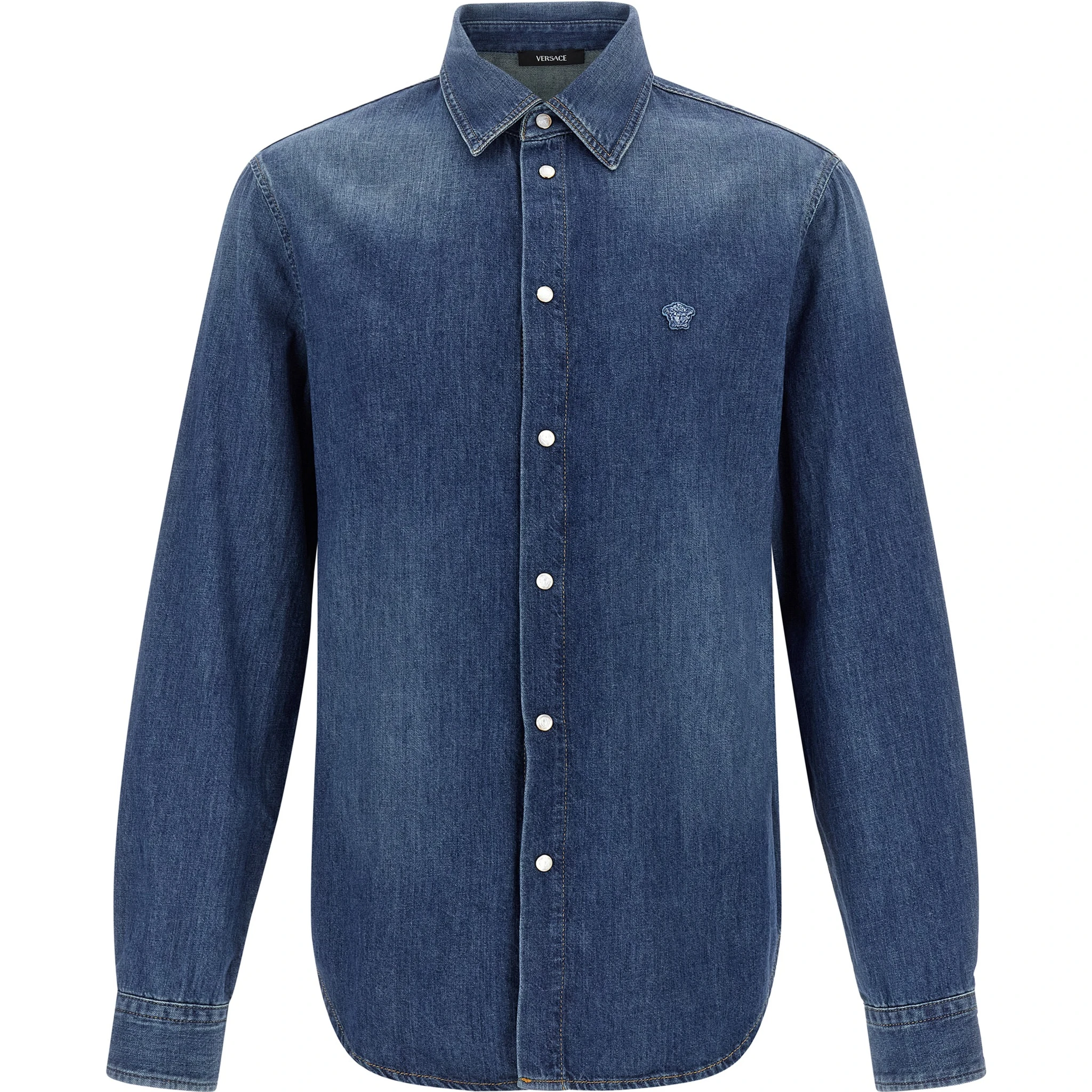 Blue Cotton Blouse