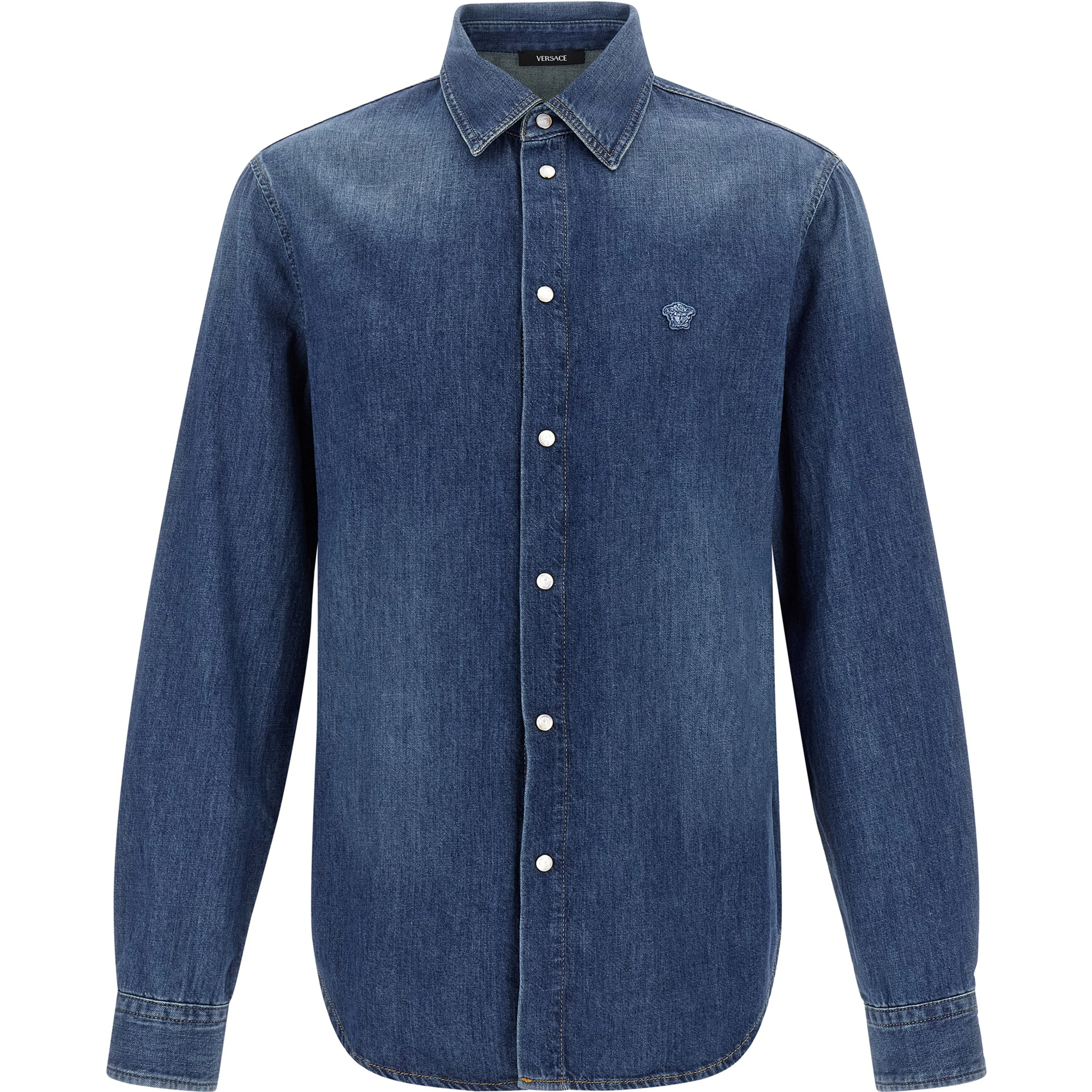 Blue Cotton Blouse