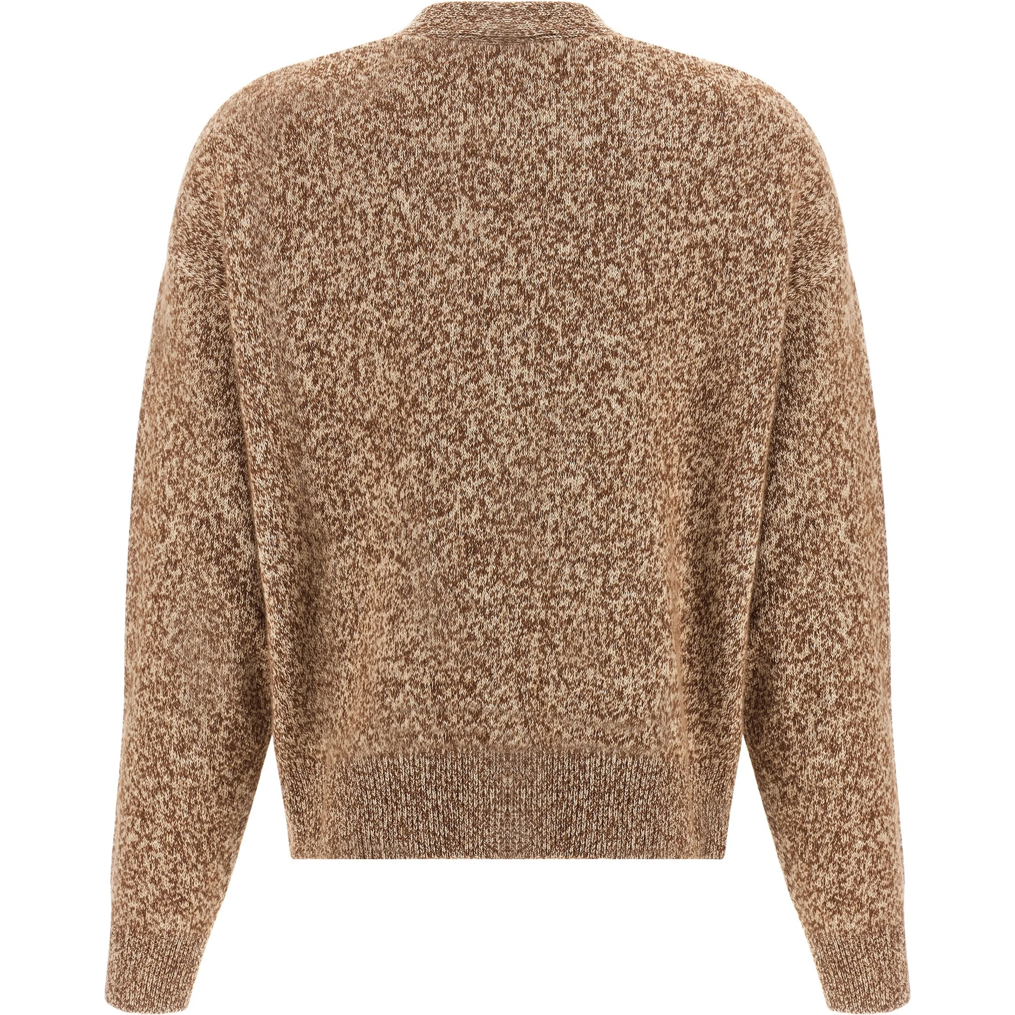 Beige Virgin Wool Cardigan