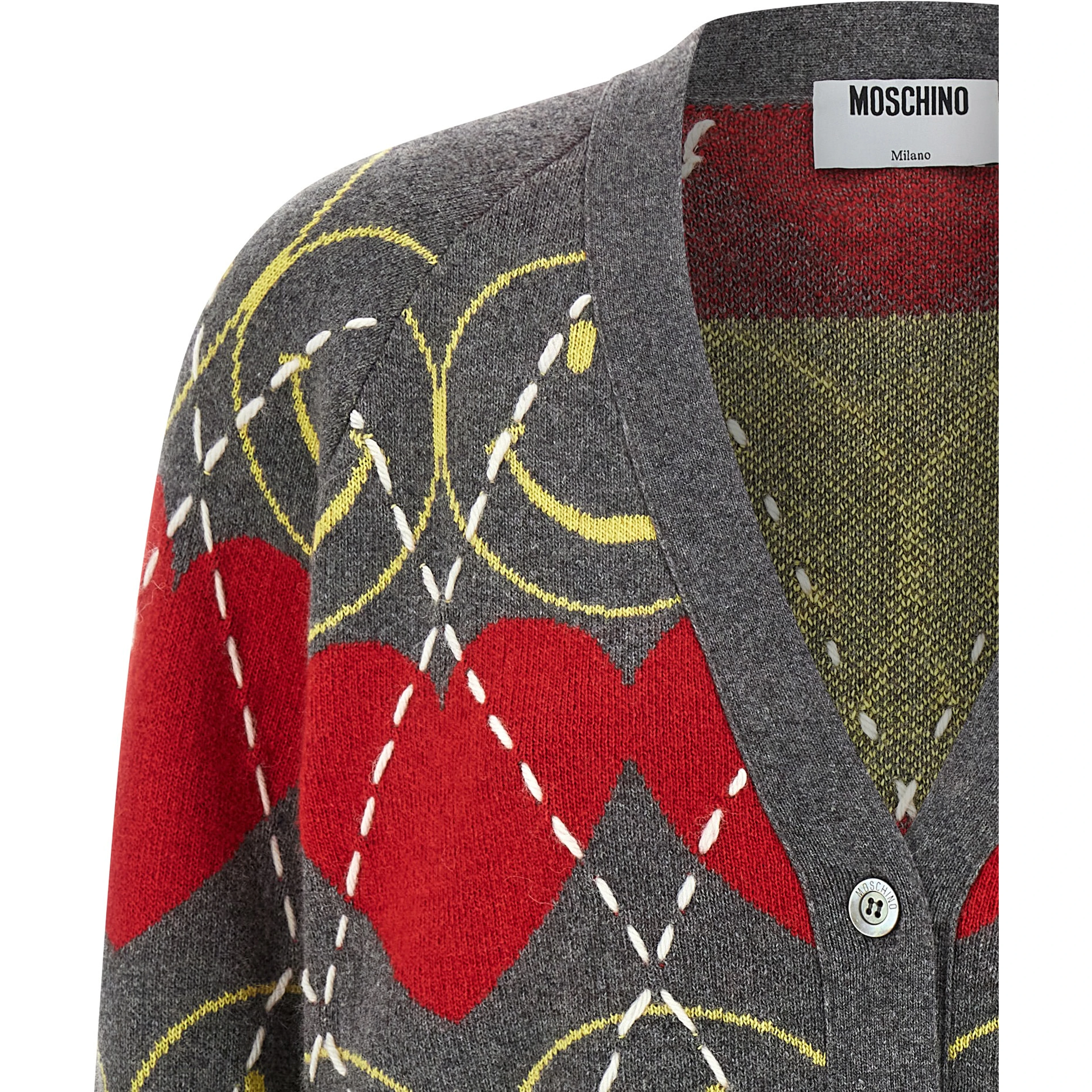 Multicolor Wool Cardigan