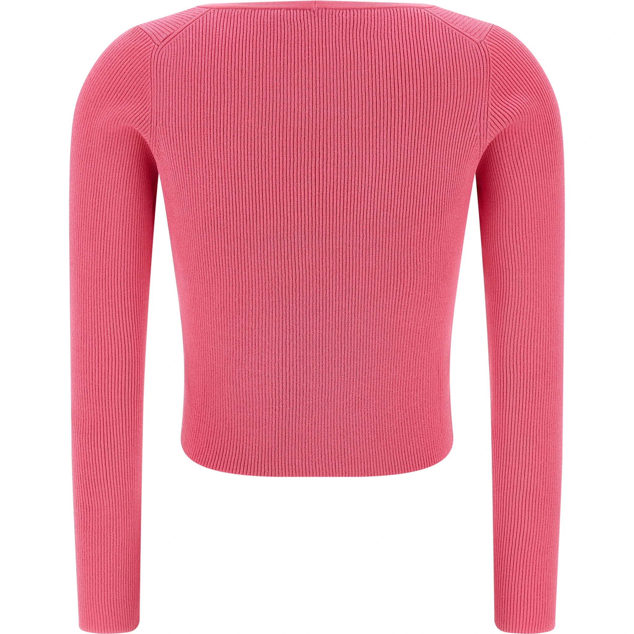 Fuchsia Viscose Cardigan