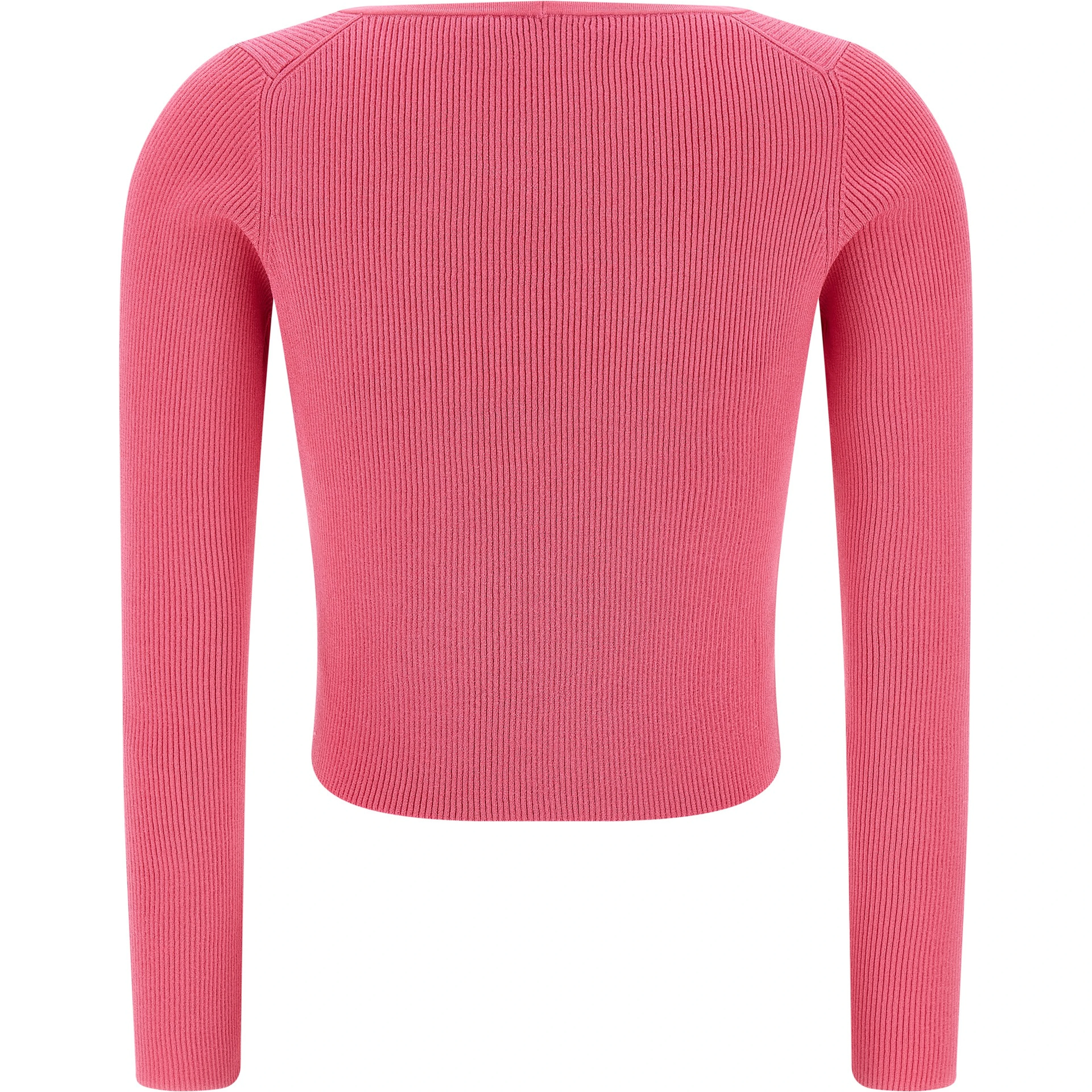 Fuchsia Viscose Cardigan