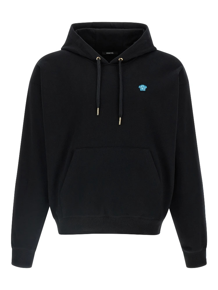 Black Cotton Sweatshirt