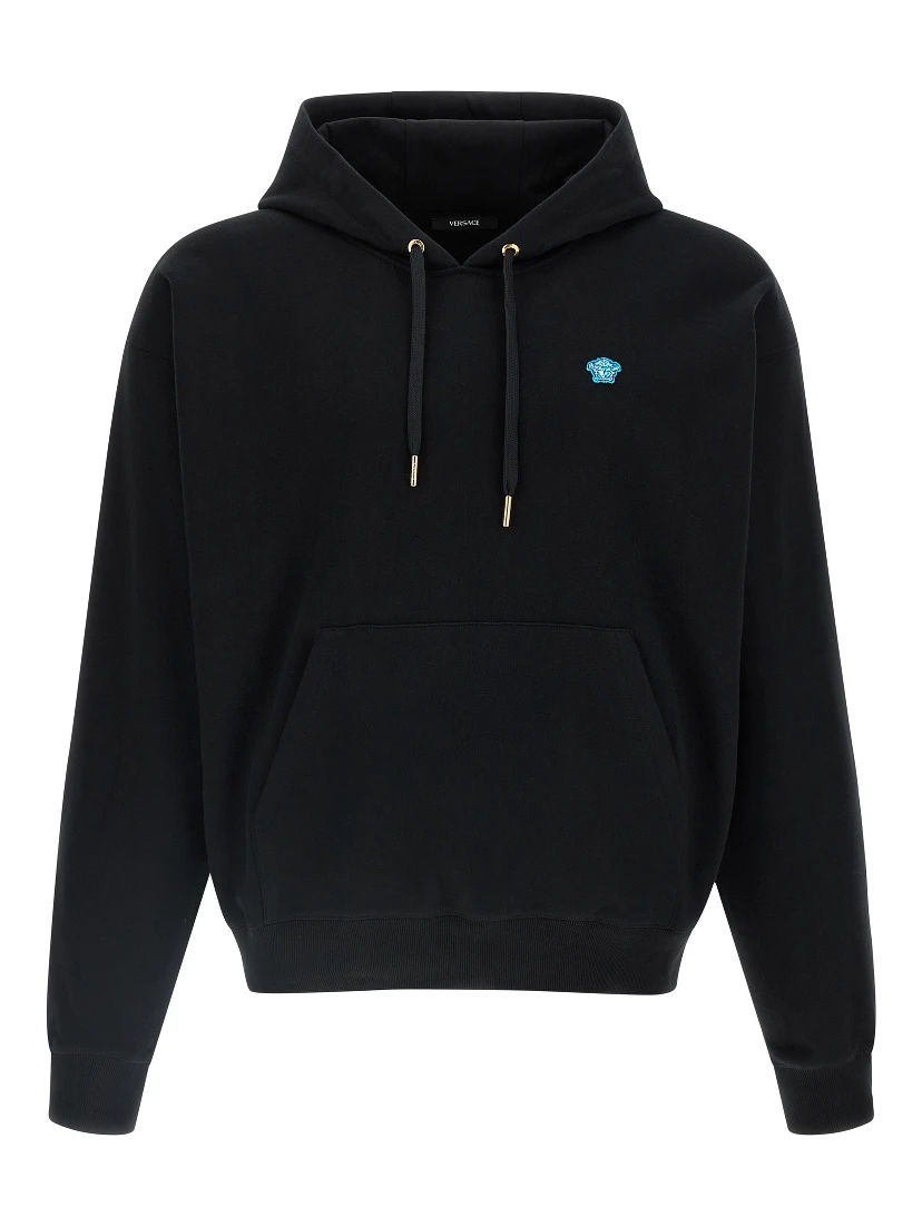 Black Cotton Sweatshirt
