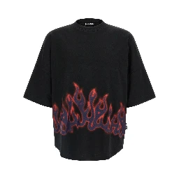 Black Cotton T-Shirt