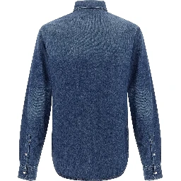 Blue Cotton Blouse