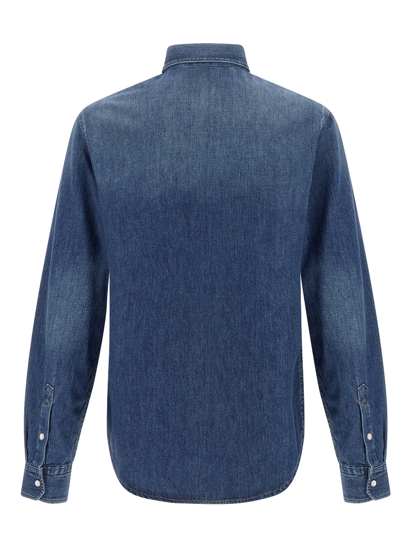 Blue Cotton Blouse
