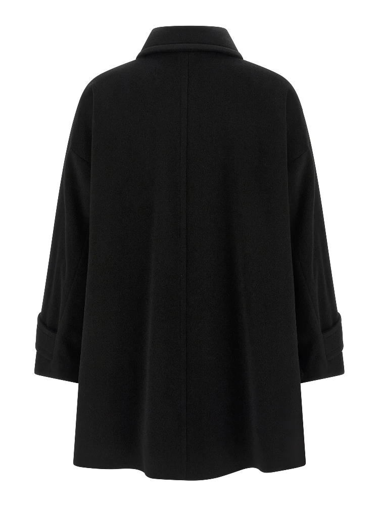 Black Virgin Wool Coat alternative