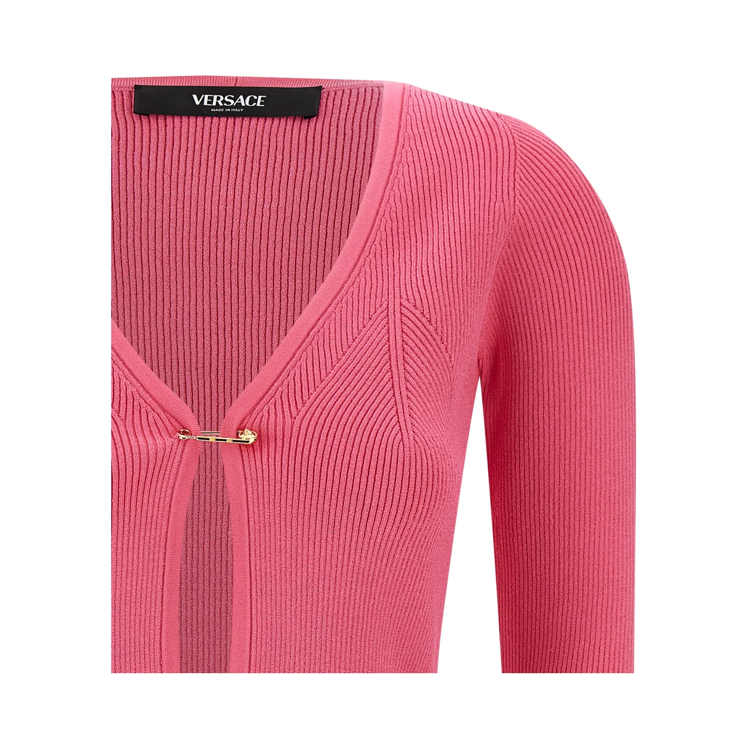 Fuchsia Viscose Cardigan