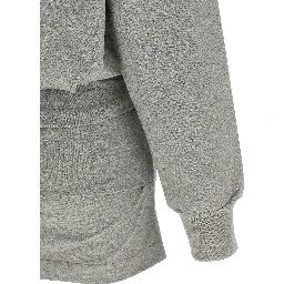 Gray Cotton Short Dress