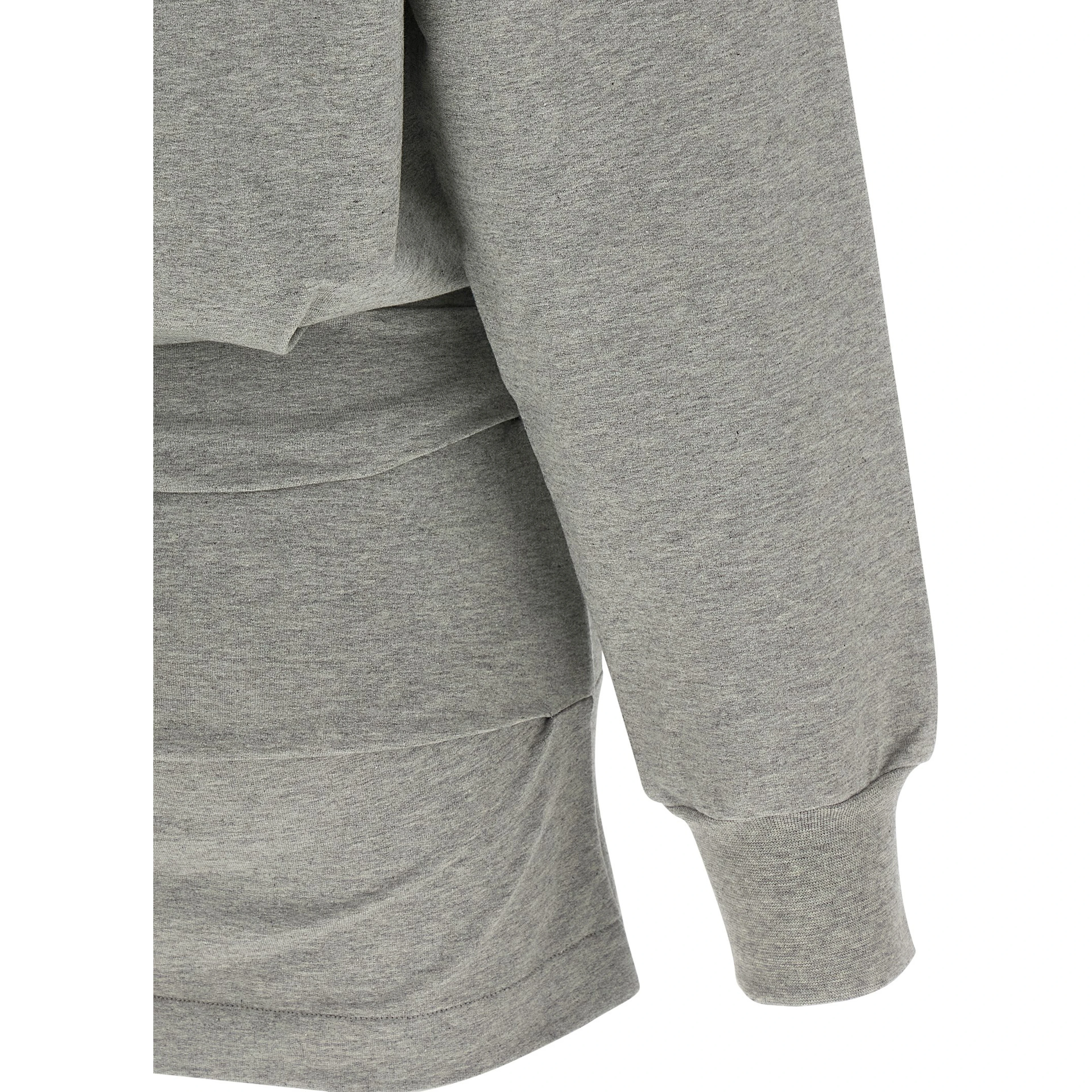 Gray Cotton Short Dress