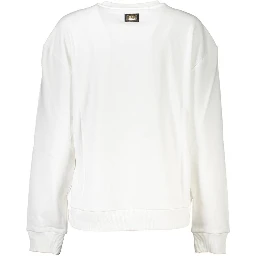 Bianco Cotton Women Sweatshirt