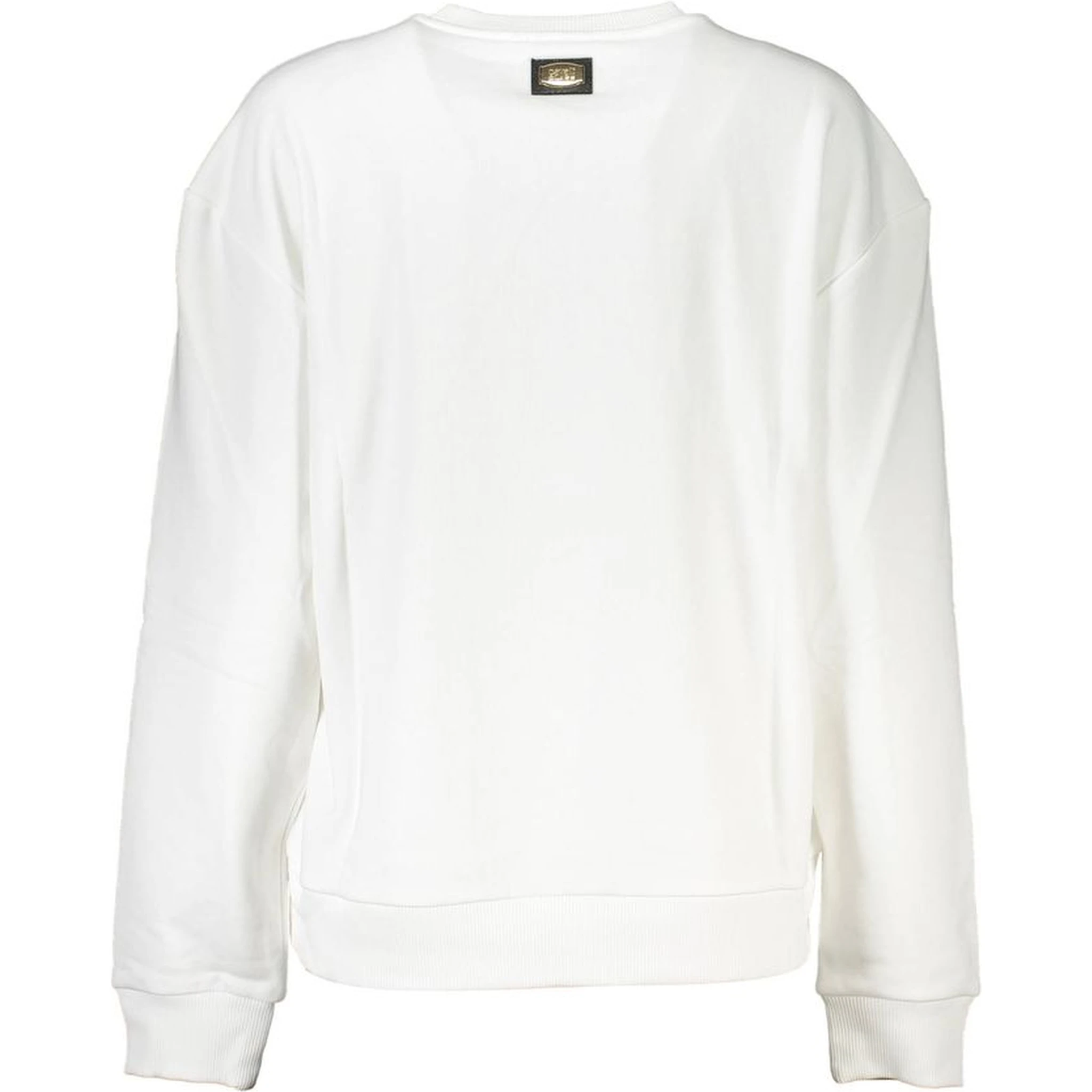 Bianco Cotton Women Sweatshirt