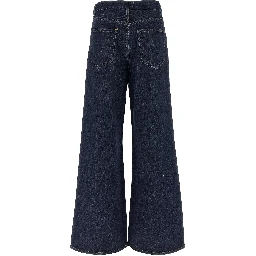 Blue Cotton Jeans Denim