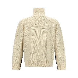 Gray Elastane Cardigan