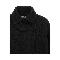 Black Virgin Wool Coat