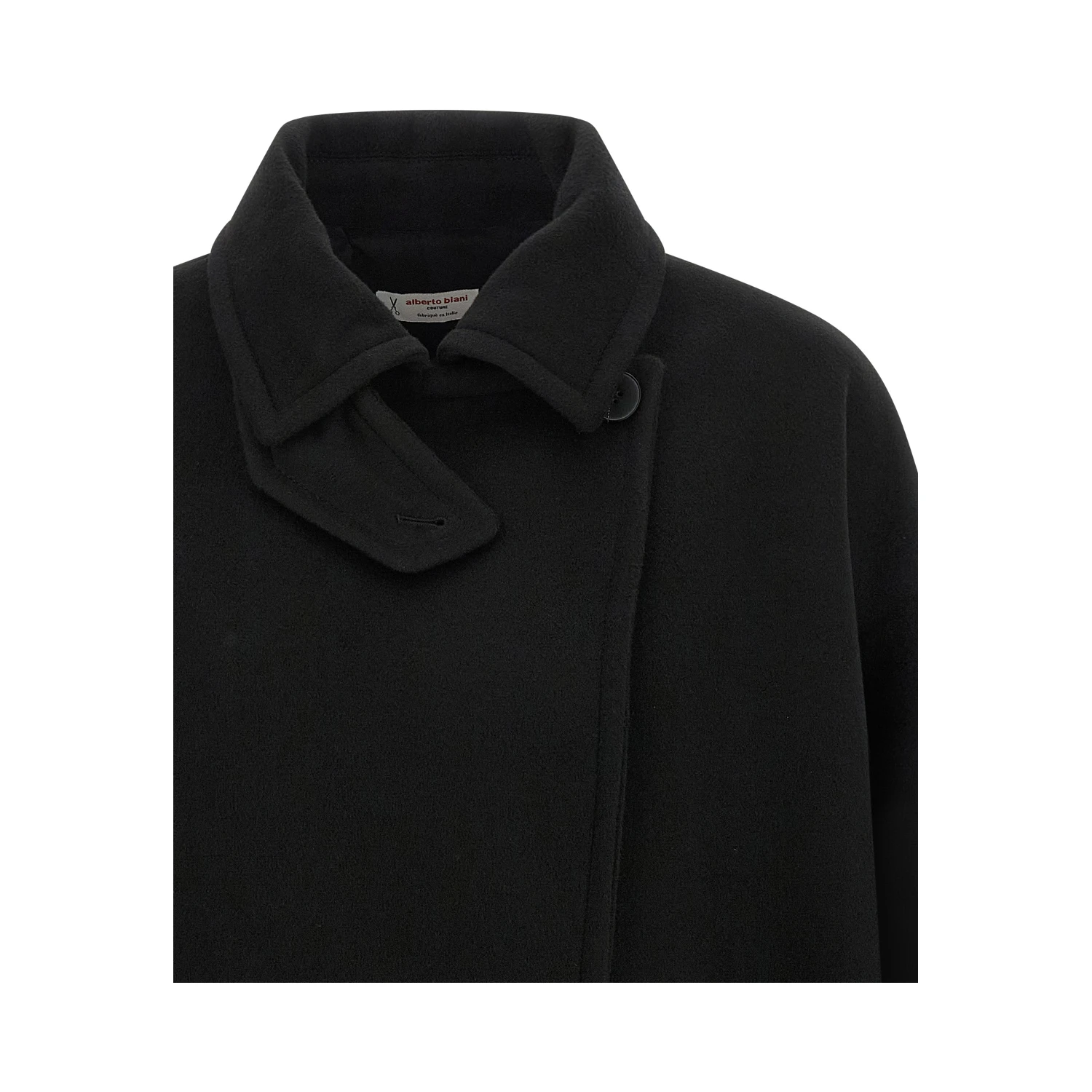 Black Virgin Wool Coat