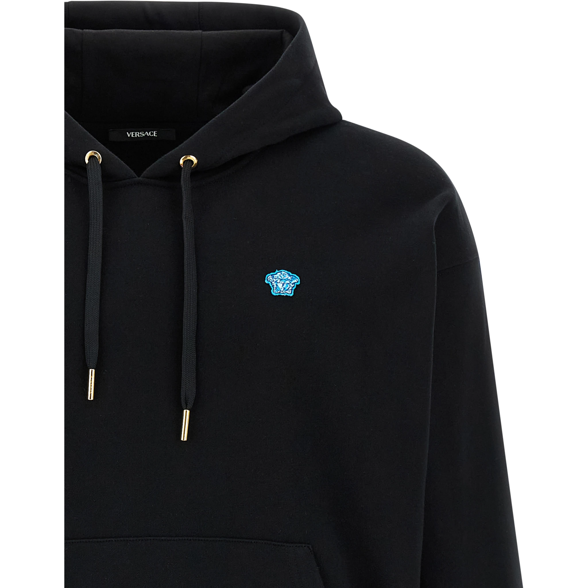 Black Cotton Sweatshirt