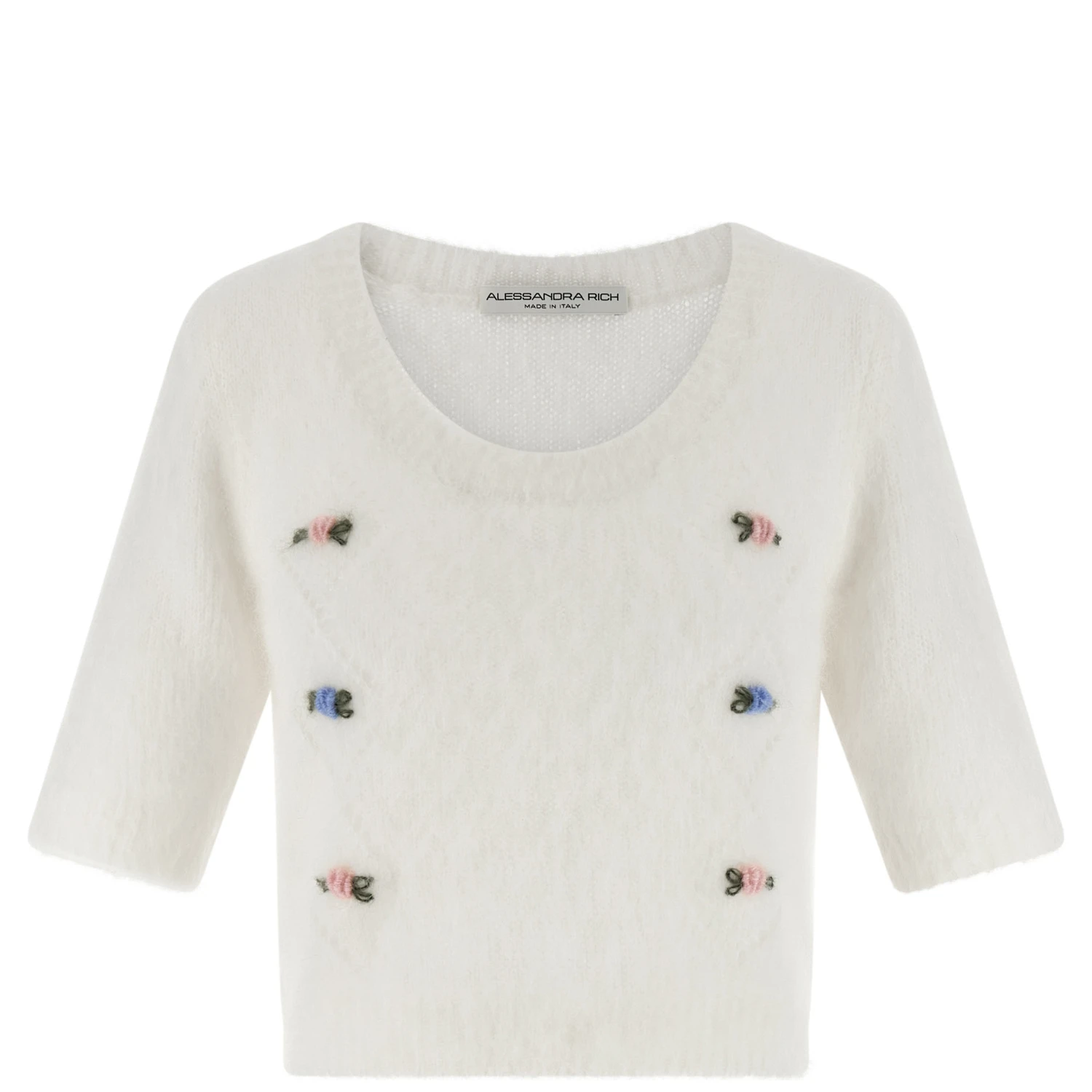 White Wool Cardigan