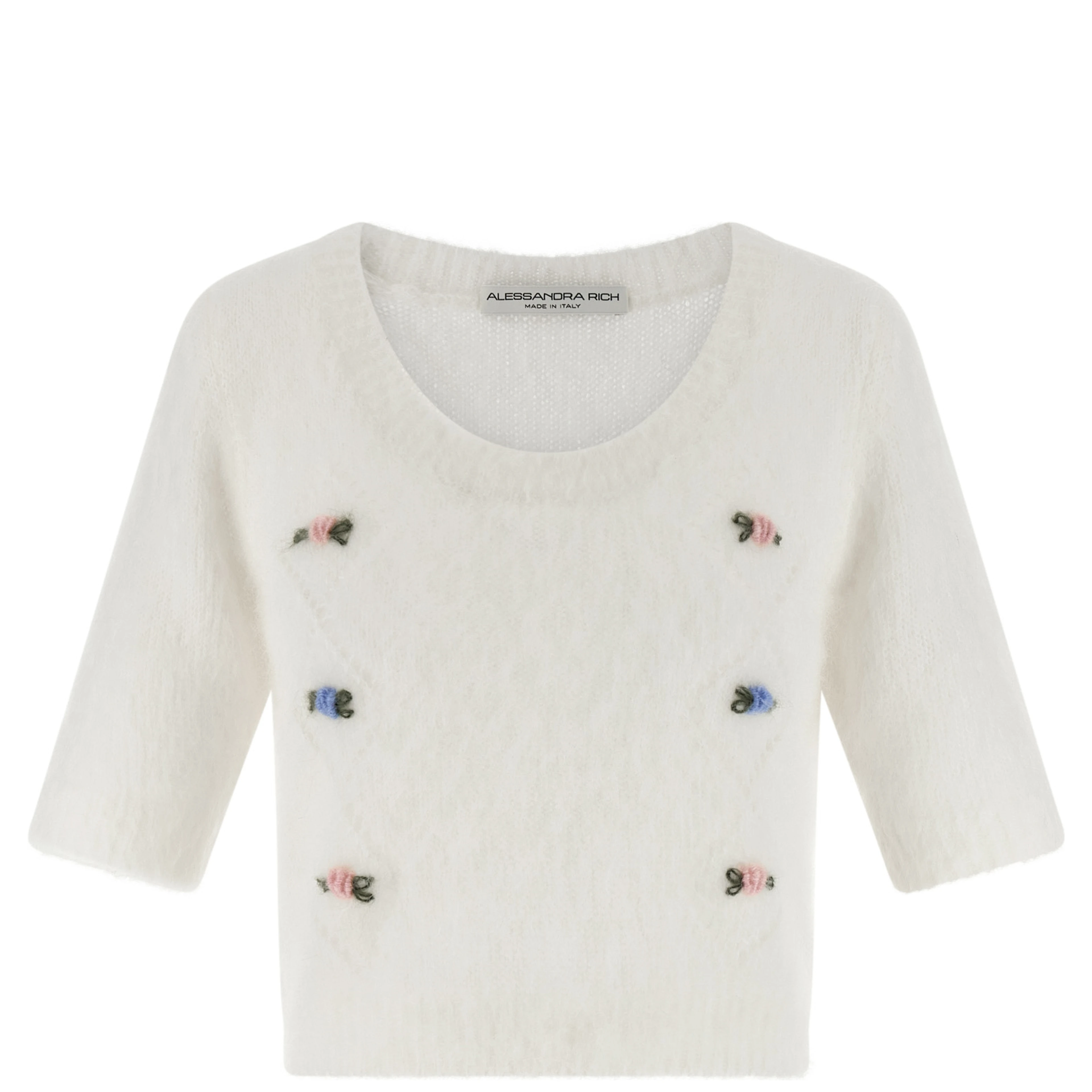 White Wool Cardigan