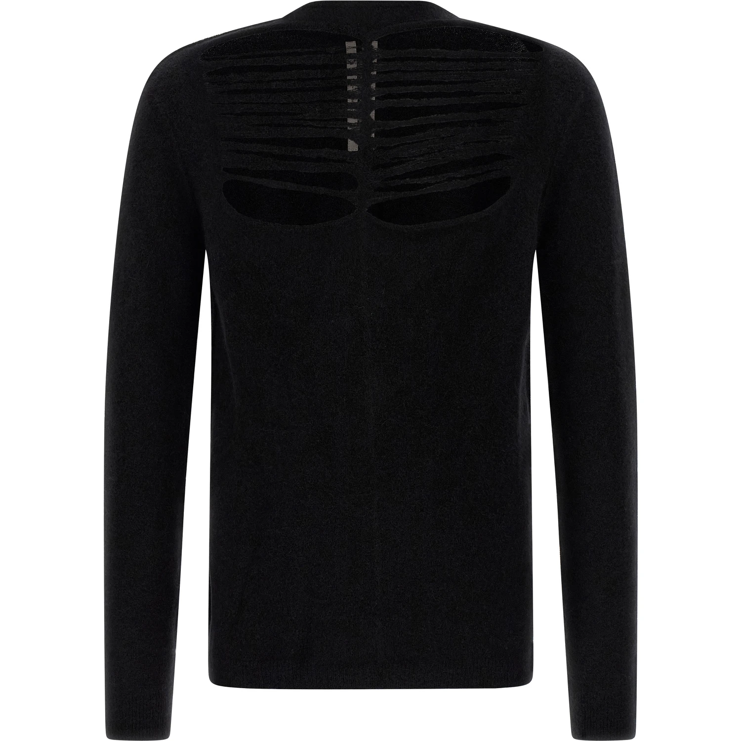 Black Wool Cardigan